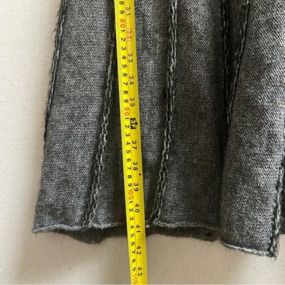 Joseph Ribkoff alpaca wool cowl neck textured sweater midi cardigan dresss Sz 12 - Picture 13 of 13